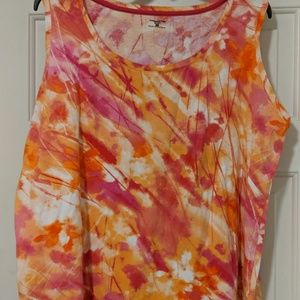 Jones New York Multi-Colored Tank